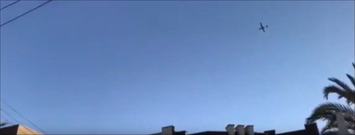 Libya- new photo purportedly showing Bayraktar TB2 UAV (made by Turkey) in support of GNA over Tripoli     