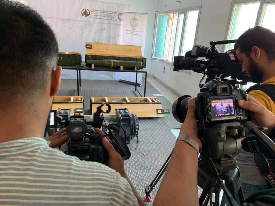 Libya- GNA Volcano of Wrath Operations Room hold press conference for better look at weapons captured from LNA in Garyan.  Some more looks into FGM-148 Javelins (only 1 actual launcher shown, still no CLU) and GP-6 155mm Guided Artillery Shell  