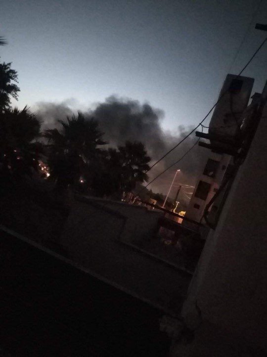 LNA air strike targeted area of police station in Tagazat in Gharyan