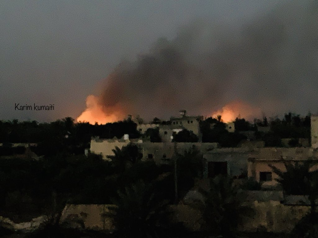 LNA shelling targeting area of airport road