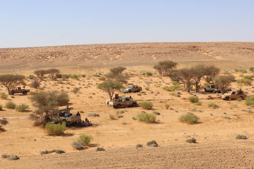 Libya: Pictures of GNA units patrolling south of Tripoli to prevent reinforcements from reaching LNA troops along the frontlines in Qasr bin Ghashir, Khallet al-Furjan and al-Swani.   