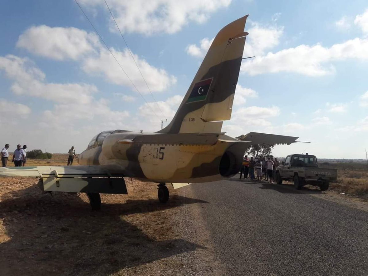 Libyan Air Force warplane lands in Mednin in Tunisia. Reasons unknown