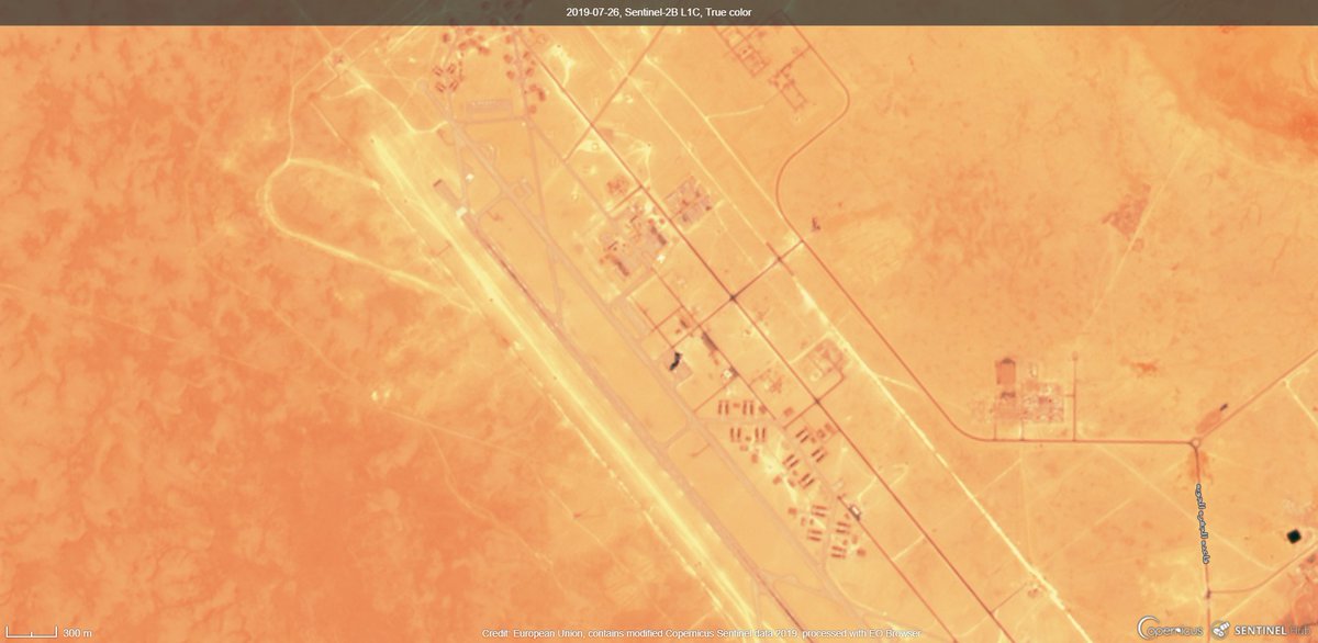 At the moment @AviationSafety also reports that one EuropeAir Il-76TD Reg UR-CMC msn 1013407230 has been destroyed on ground at AlJufrah AFB Libya last thursday 25.07.2019 at 4am. One fatality also reported (the Captain)