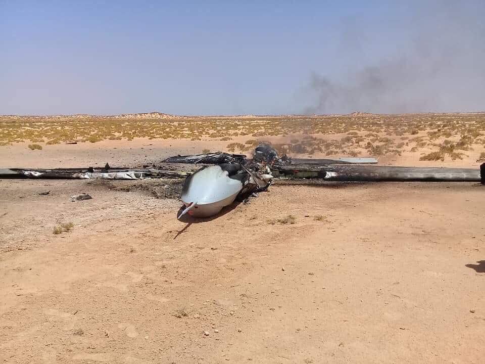 GNA forces announce the dropping of a military aircraft 