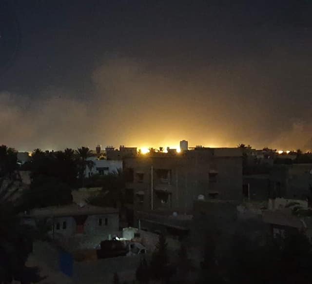Libya- photos purportedly showing the overnight shelling (again) of Mitiga International Airport in Tripoli, by local militias (probably Bugra), as opposed to LNA airstrikes