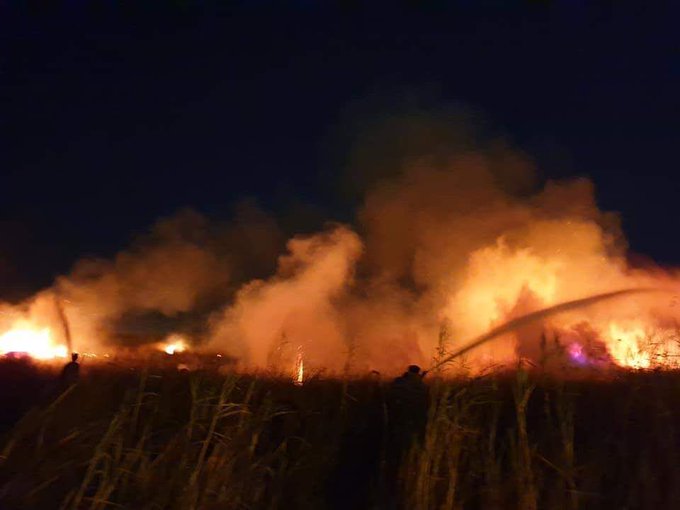 Libya- photos purportedly showing the overnight shelling (again) of Mitiga International Airport in Tripoli, by local militias (probably Bugra), as opposed to LNA airstrikes