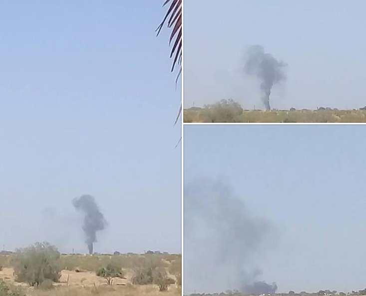 LNA Air Force targets GNA positions in Bir Allaq area