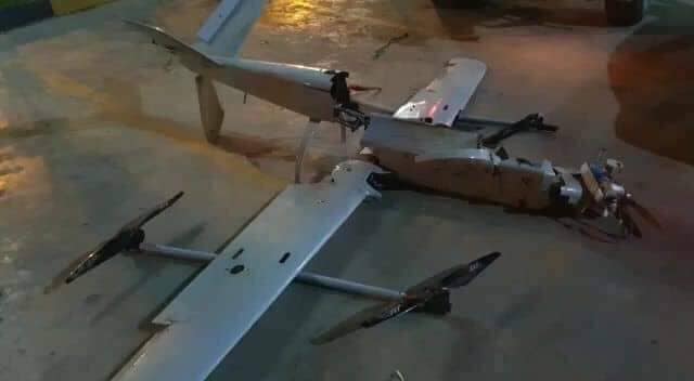 LNA photos of Turkish UAV shot down over Tarhunah