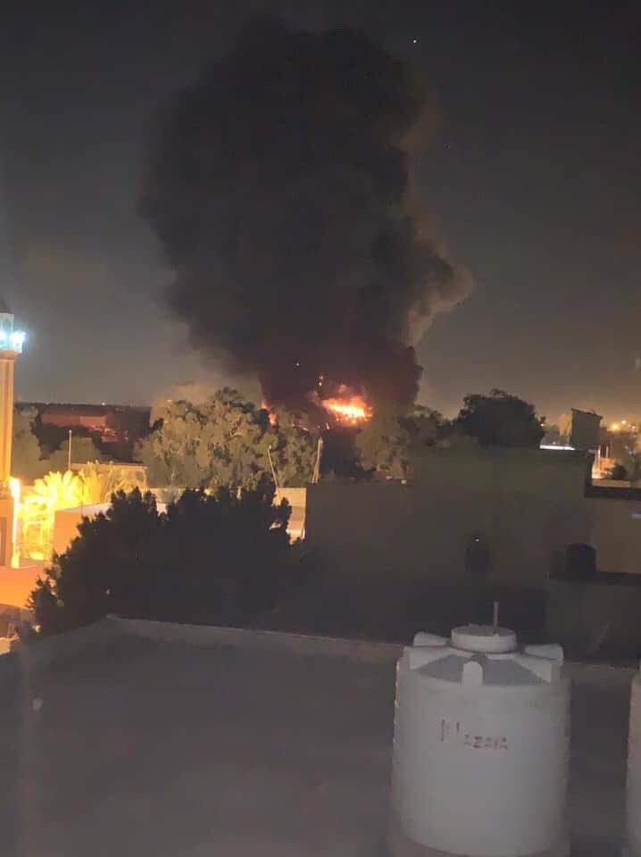 Several LNA airstrikes target Maetiga airport. Libya