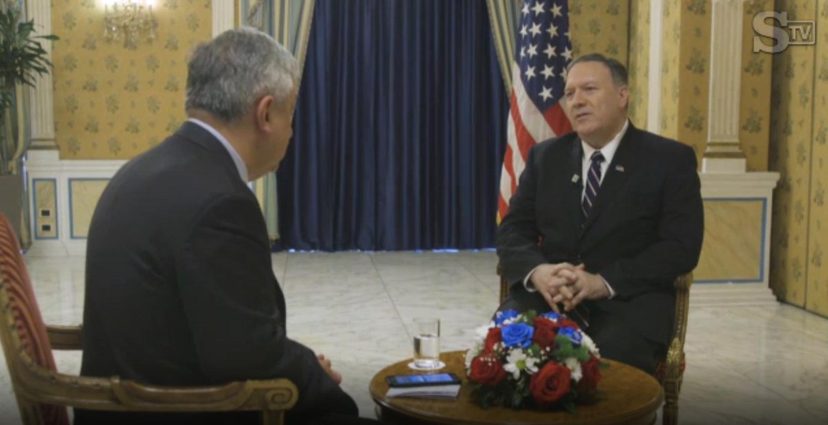 U.S. Secretary of the State Pompeo interviewed on @LaStampa says foreign backers [UAE, Egypt, Turkey] must stop to provide weapons, ammo and capabilities to forces on the ground in Libya