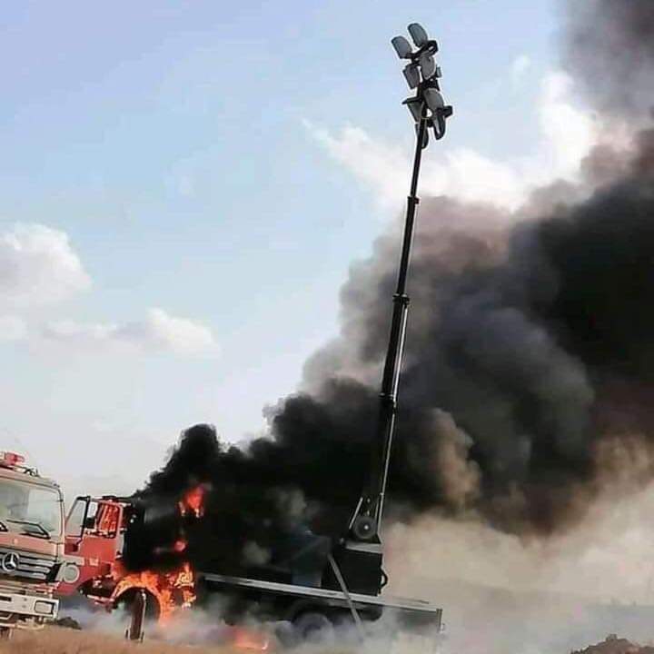 An aerial bombardment on Misrata airport