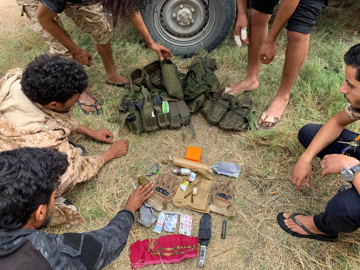 Libya's GNA seize weapons and equipment of Russian mercenaries fighting alongside LNA in Tripoli