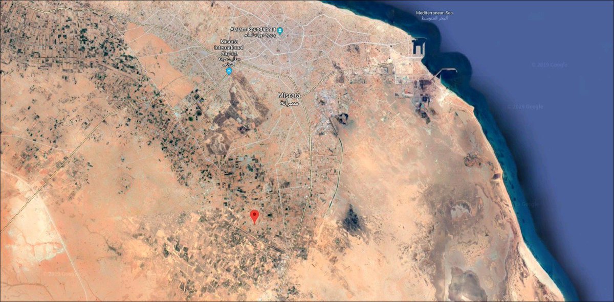 Libya- wreckage of UAV (probably Wing Loong) shot down by GNA forces over Tamina after extensive airstrikes in Misrata