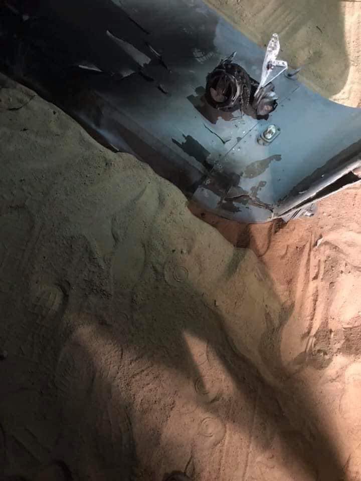 Libya- wreckage of UAV (probably Wing Loong) shot down by GNA forces over Tamina after extensive airstrikes in Misrata