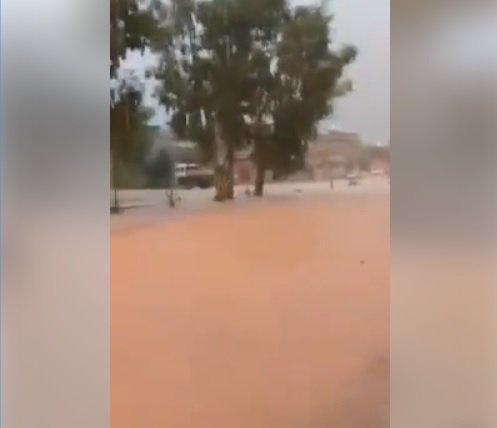 Shahhat town has been soaked by 2 days of wet weather as heavy rains lash Al-Jabal Al-Akhdar region in northeastern Libya