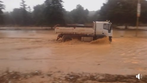 Shahhat town has been soaked by 2 days of wet weather as heavy rains lash Al-Jabal Al-Akhdar region in northeastern Libya