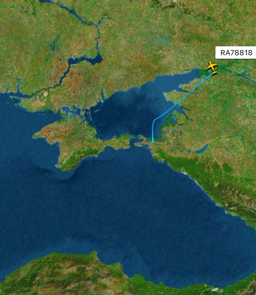 Russia sets its sights on Libya / Use of RuAFB Humaymim for regional ops: Russian Air Force 224th Flight Squadron arrived to RuAFB Humaymim, continued to a Libyan base, likely Al-Khadim or Al-Jufra, then returned to Anapa directly. After 3hrs, climbed out of Anapa towards Azov