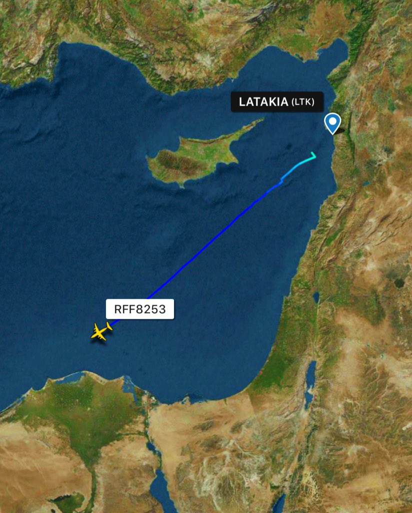 Russia sets its sights on Libya / Use of RuAFB Humaymim for regional ops: Russian Air Force 224th Flight Squadron arrived to RuAFB Humaymim, continued to a Libyan base, likely Al-Khadim or Al-Jufra, then returned to Anapa directly. After 3hrs, climbed out of Anapa towards Azov