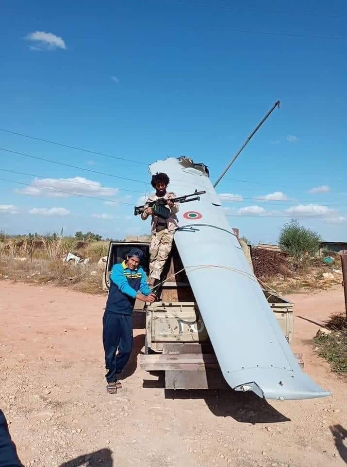 LNA seems to have shot down MQ-1 Predator UAV operated by the Italian Air Force while it was flying over north of Tarhouna city southern Tripoli