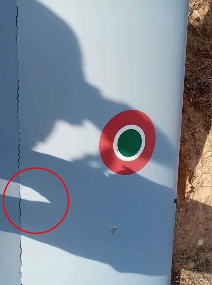 LNA seems to have shot down MQ-1 Predator UAV operated by the Italian Air Force while it was flying over north of Tarhouna city southern Tripoli