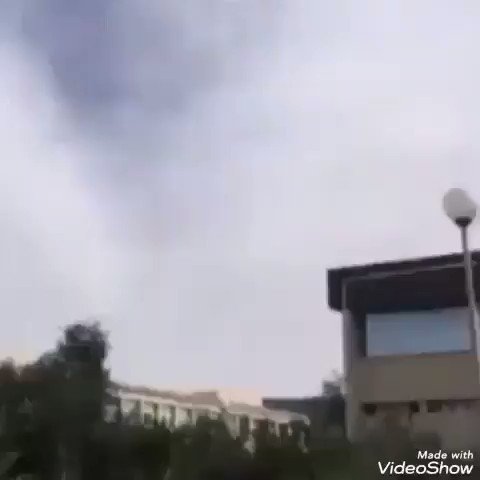 Here is a video that is said to show the moment a drone targeted by the LNA was falling down and crashed in the vicinity of Tarhouna