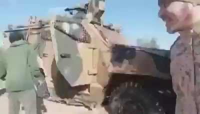Haftar's LNA 106 Brigade claims to have hit and captured a Turkish-made BMC KIRPI MRAP from the GNA-controlled forces during clashes in southern Tripoli