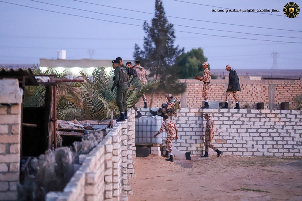 Eastern security authorities reach Ajdabiya & begin clampdown on all illegal businesses & unauthorised buildings in the city. Libya