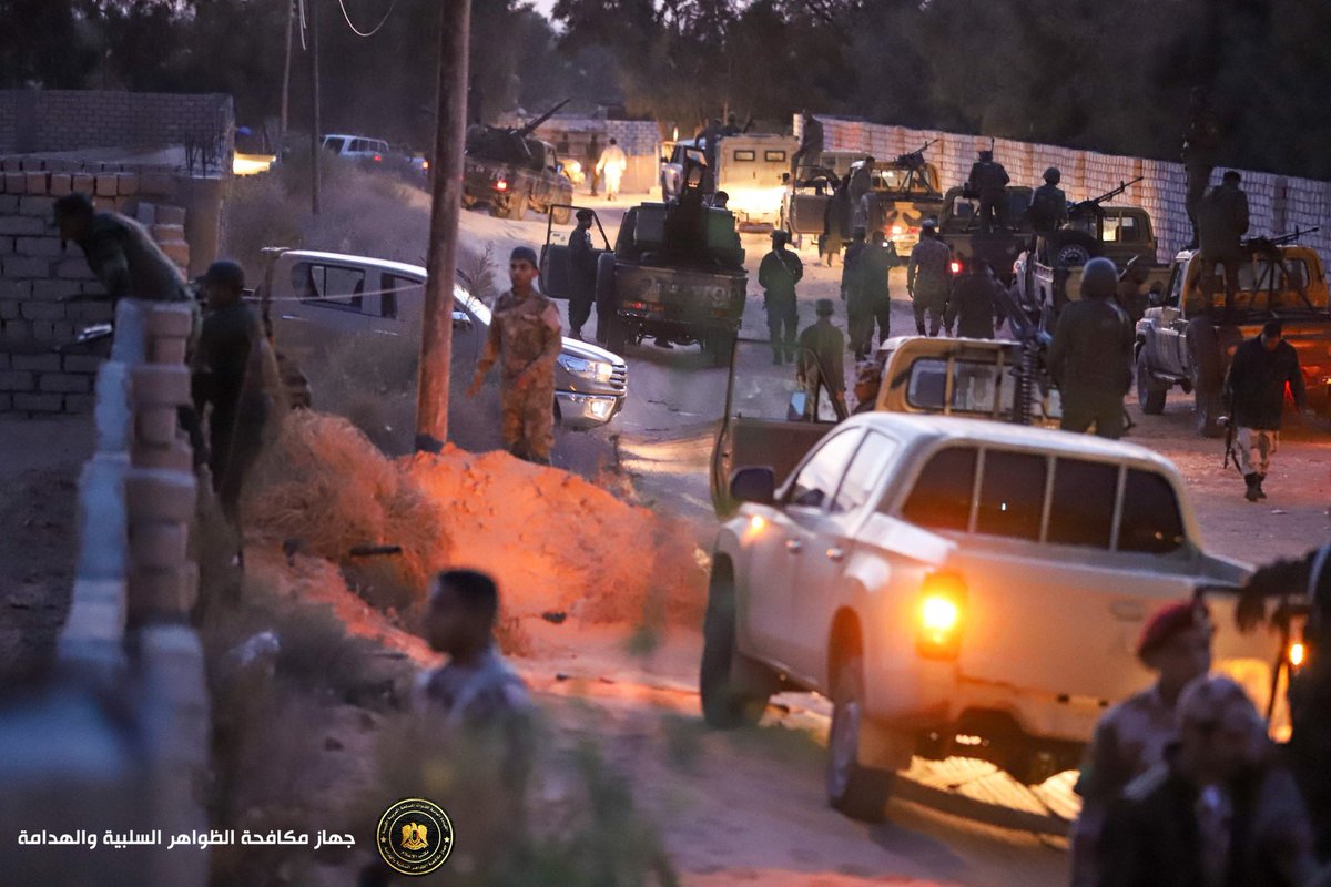 Eastern security authorities reach Ajdabiya & begin clampdown on all illegal businesses & unauthorised buildings in the city. Libya