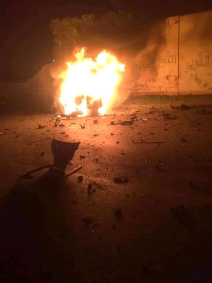 Car bomb targeted HQ of First squad of Zawiya Security Directorate the force that responsible for capturing LNA pilot