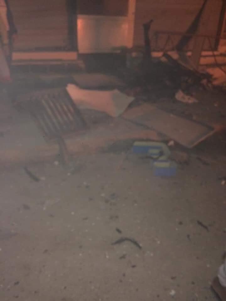 Car bomb attack in front the HQ of the security brigade which captured the pilot of LNA in Zawiya