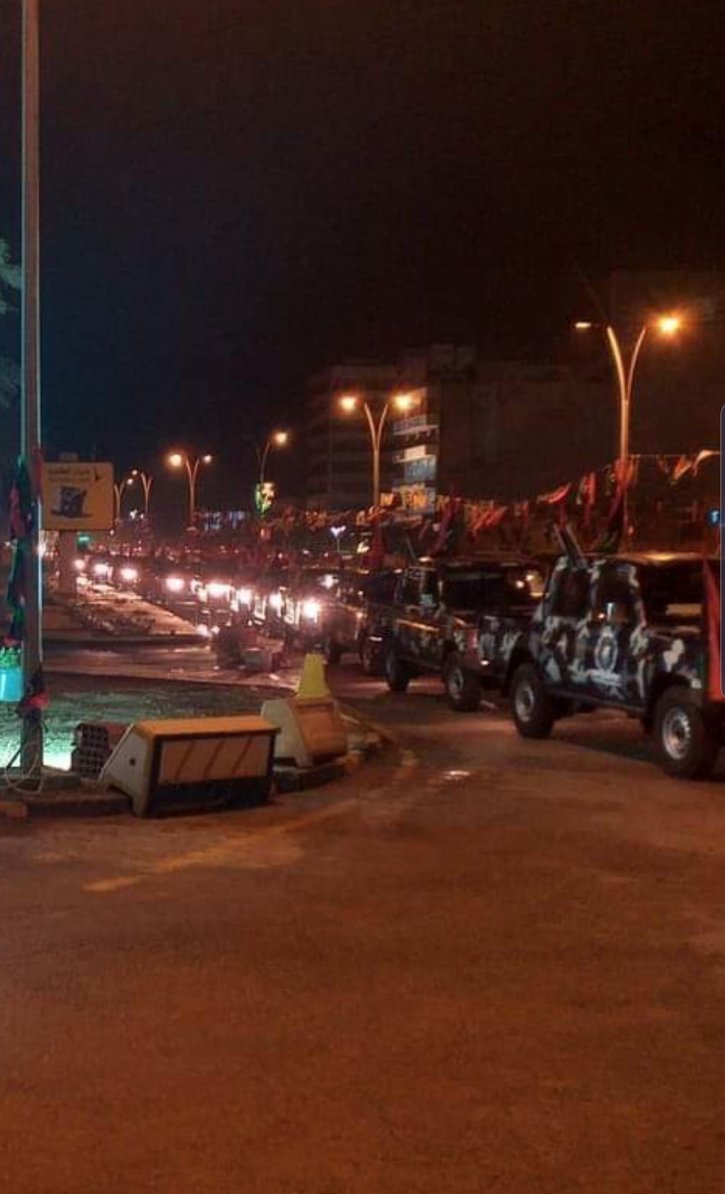 GNA interior and military forces mobilizing in Tripoli over the past days since the LNA announcements