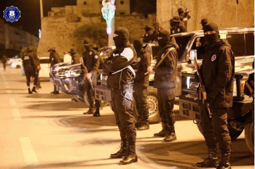 GNA interior and military forces mobilizing in Tripoli over the past days since the LNA announcements