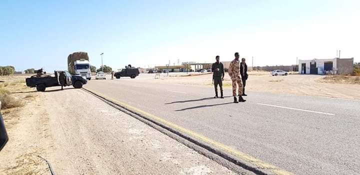 The first and second company of the 128th Battalion of the LNA Forces is now advancing and stationing in Al Arbain area east of Sirte