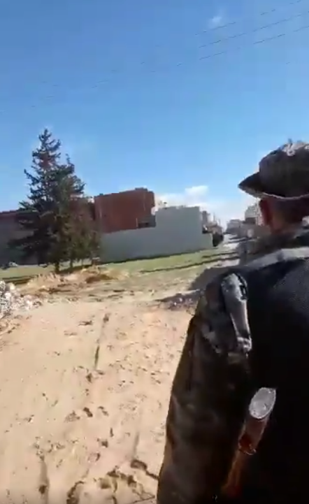 Geolocation of SNA fighters next to Al Takbali camp 