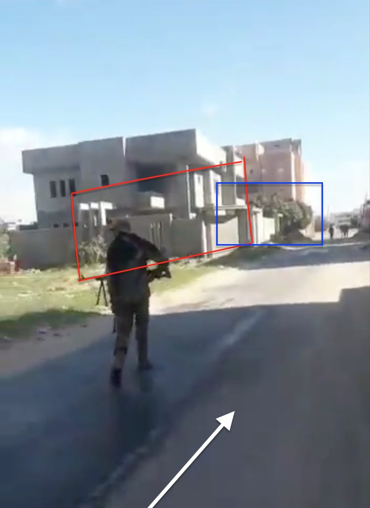 Geolocation of 2nd video with SNA in southern Tripoli