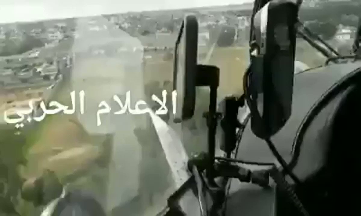 Libya- video taken from cockpit of LNA Mi-35 as it's attacking GNA ground targets in Tripoli