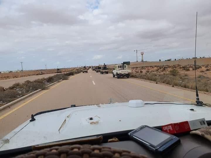 LNA is advancing south to Sirte