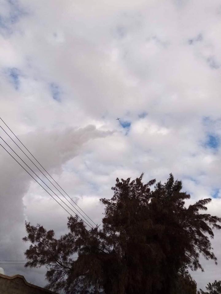 Libya- photo purportedly showing Turkish Bayraktar TB2 UAV over Misrata