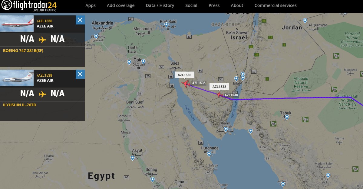 2 Kazakh Avia Jaynar heavylifters from UAE special forces airport ('Abu Dhabi northeast') UP-B4701 UP-I7651 To Libya