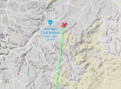 Haftar is in Amman: Moscow talks on Libya collapsed. Haftar's Dassault Falcon 900 flew from Moscow Sheremetyevo, first to Amman Queen Alia but then changed airport to Amman Marka (Avoiding Turkish airspace, the plane flew a longer route)