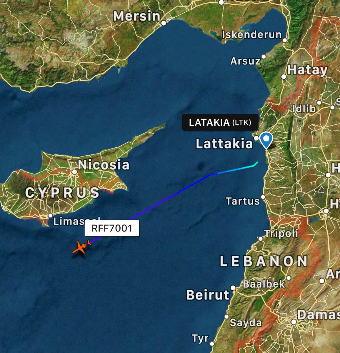 Russian mediation with LNA-Haftar continues. Russian Air Force Tupolev Tu154M RA85155 is flying from RuAFB Humaymim in Latakia, Syria to Benghazi Benina with -possibly- Libyan LNA delegation members & Russian diplomats on board