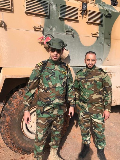 LNA troops have found abandoned Turkish-made armored vehicle at one of warehouses in southern Sirte
