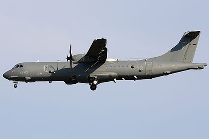 Italian Air Force ATR P-72A MPA MM62281 orbiting off the coast of Libya