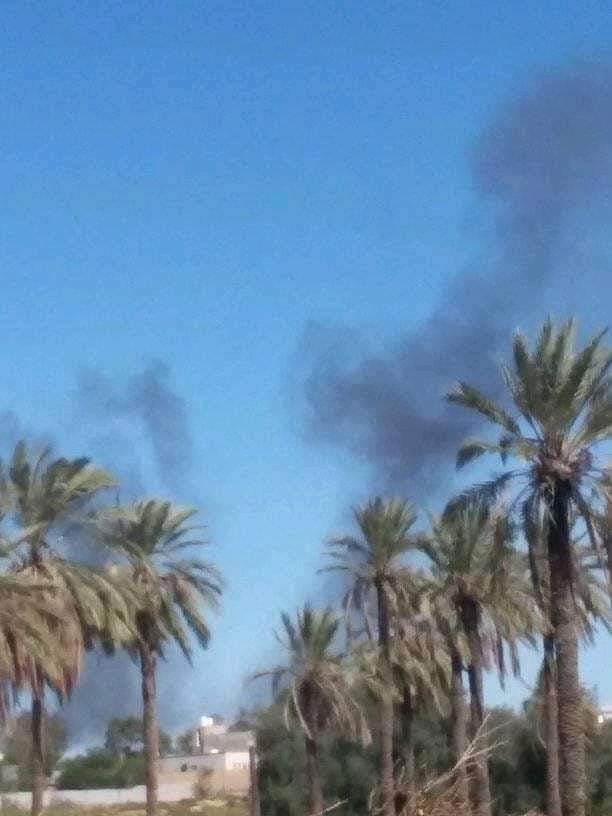 Number of civilians were injured in shelling at airport road at Al Asfa area in southern Tripoli