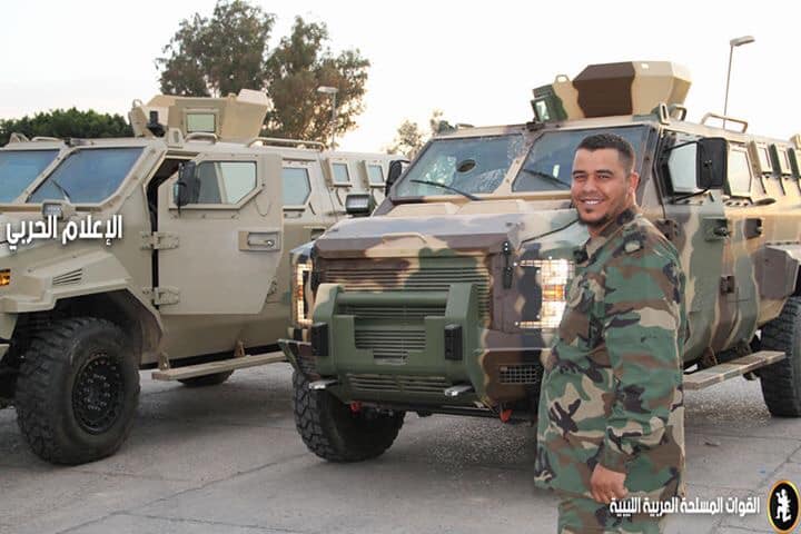 Streit Group Typhoon Spartan 4x4 APC arrived to bolster LNA at Ain Zara, SE Tripoli