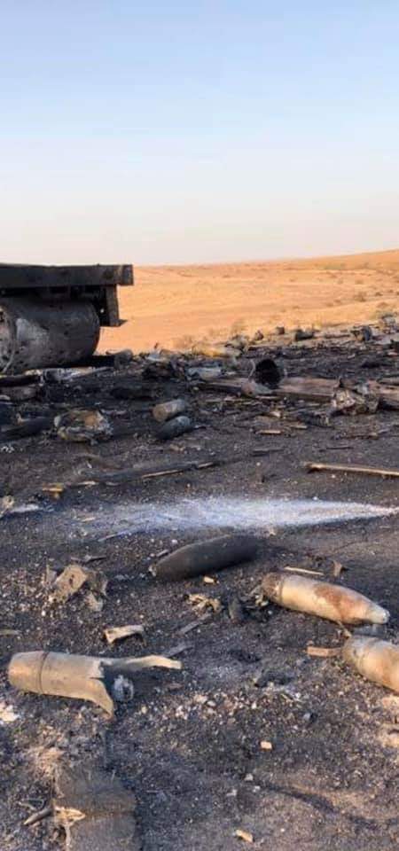LNA truck was targeted near Bani Walid