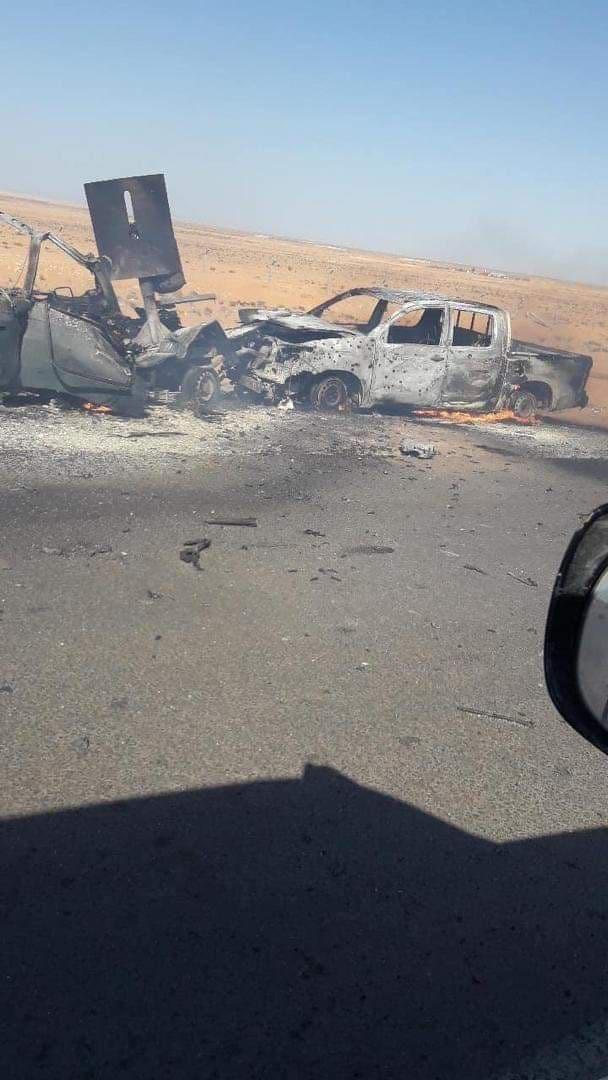 LNA Mi-35 helicopter reportedly went down at Abu Grein 