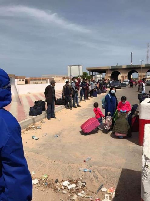 Tunisia: security authorities at the RasJedir crossing  Saturday started evacuating first group of Tunisians stranded on border with Libya and comprising about 200 people, most of them women, children and elderly, who were given priority, said OTDH President