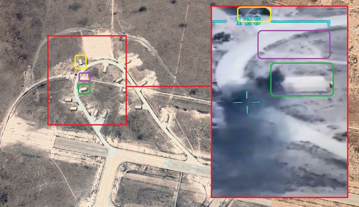 Confirmation of yesterday's targeting inside Al Watiyah airbase 32.467654, 11.916693
