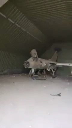 Video of aircrafts inside hangar at Al Watiyah airbase